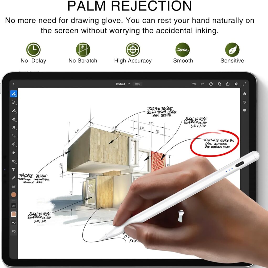 Stylus Pen for iPad Works Best for Writing and Drawing